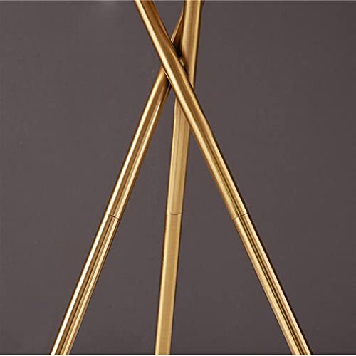 TRESORS Modern Tripod Metal Floor Lamp - White With Remote Control