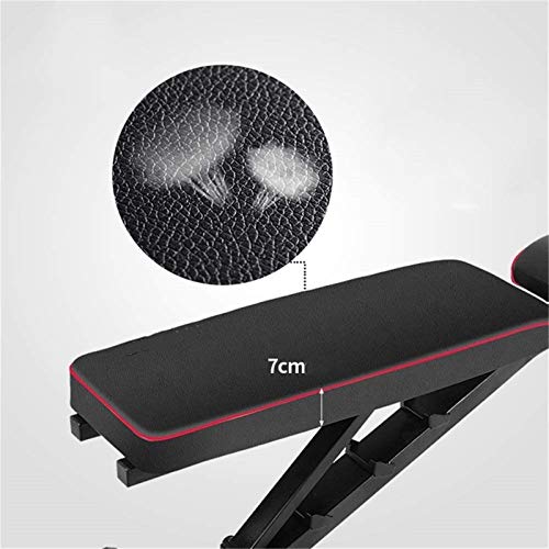 DJDLLZY, Fitness Stool Strength Training Equipment Bench Press Weight Bar Bench Press Bench Strength Training Plates for Full Body Workout