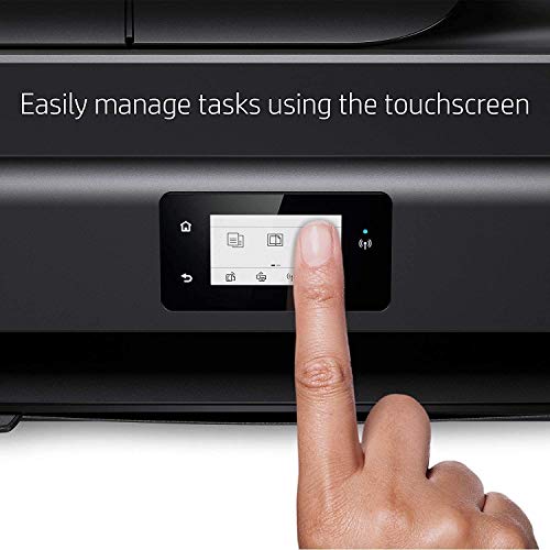 HP OfficeJet 5255 Wireless All-in-One Printer, HP Instant Ink, Works with Alexa (M2U75A), Black