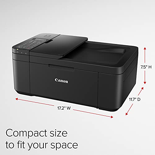 Canon PIXMA TR4720 All-in-One Wireless Printer for Home use, with Auto Document Feeder, Mobile Printing and Built-in Fax, Black