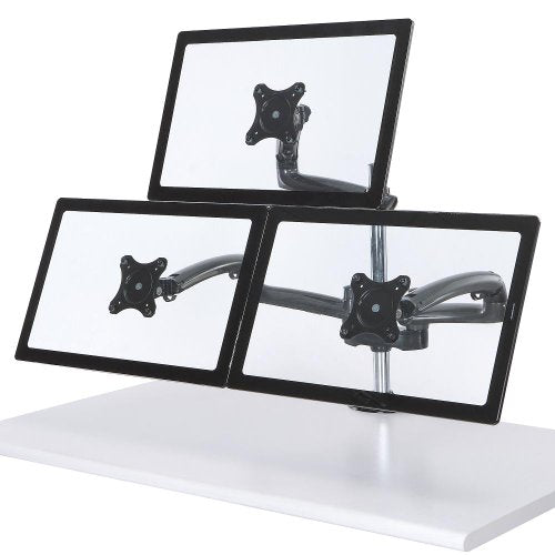 Cotytech Triple Monitor Desk Mount Spring Arm Clamp Base - Dark Gray (DM-GMT13-C50)