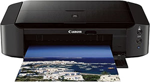 Canon PIXMA iP Series Wireless Photo Printer, Apple AirPrint, Google Cloud Print, PictBridge, USB Compatible, Color resolution upto 9600 x 2400 dpi, up to 13" x 19", FHD Movie Print, TWE Printer Cable