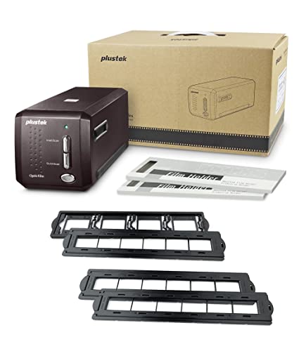 Plustek OpticFilm 8300i Ai Film & Slide Scanner Converter + Negative Film Holders Kit