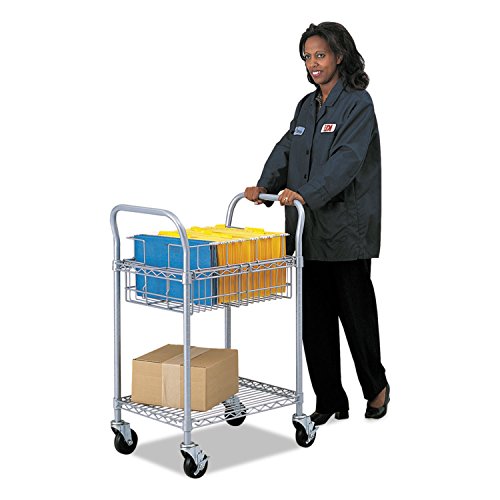 Safco SAF5235GR Wire Mail Cart