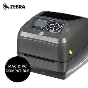 Zebra ZD500t Thermal Transfer Desktop Printer 203 dpi Print Width 4 in Ethernet Parallel Serial USB ZD50042-T01200FZ