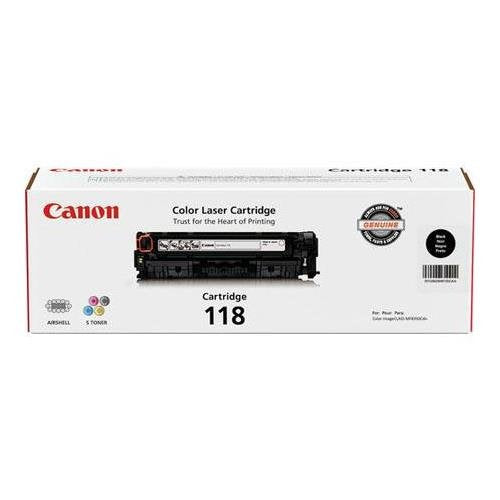 Canon 118 Toner Cartridge Bundle for imageCLASS MF8350/MF8580 Color Laser Printer / Black / Cyan / Magenta / Yellow