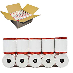 Register Roll (Core) 3-1/8 x 230' (10 Cases - 500 Rolls) Thermal Paper Rolls With Red Start Mark TM-T88 T-20 T-90 Bixolon SRP-350 370