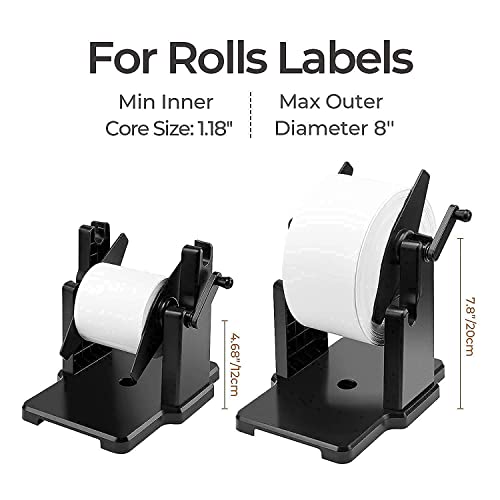 MUNBYN Pink Label Printer with Shipping Scale, Label Holder,Stack of Thermal Labels