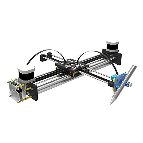 Robot House A3 Working Area Metal Drawing Robot Kit Writer XY Plotter iDraw Hand Writing Robot Kit Based on 3D Printer Corexy or Hbot Structure Support Laser Engraving