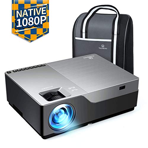 VANKYO Performance V600 Native 1080P LED Projector, 6500 Lux HDMI Projector with 300" Display Compatible with TV Stick, HDMI, VGA, USB, Laptop, iPhone Android for PowerPoint Presentation