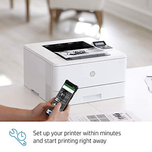 HP Laserjet Pro M404n Printer, White (Renewed)
