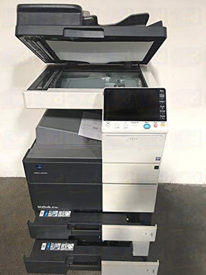 Konica Minolta BizHub 454e Tabloid-size Monochrome Laser Multifunction Copier - 45ppm, Copy, Print, Scan, Duplex, Network, 2 Trays (Renewed)