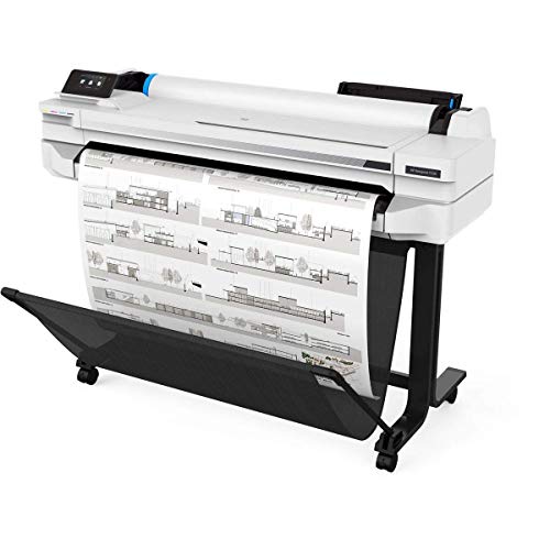 HP DesignJet T530 Large Format Wireless Plotter Printer - 36", with Mobile Printing (5ZY62A) (Renewed)