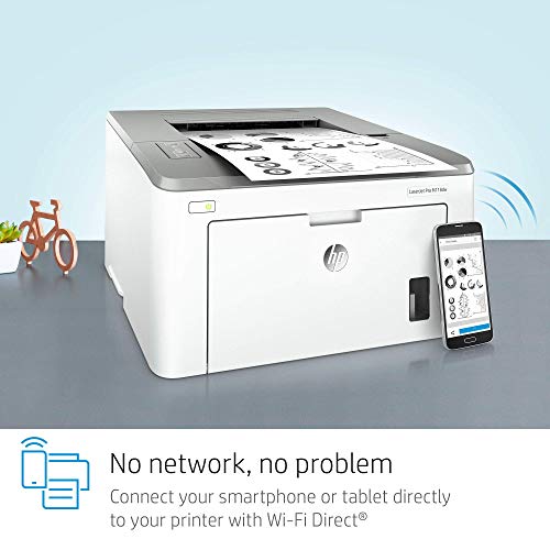 HP Laserjet Pro M118dw Wireless Monochrome Laser Printer with Auto Two-Sided Printing, Mobile Printing & Built-in Ethernet (4PA39A) (Renewed)
