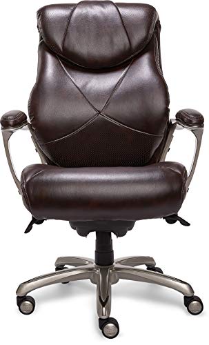 La-Z-Boy Cantania Executive Bonded Leather Office Chair - Coffee (Brown)
