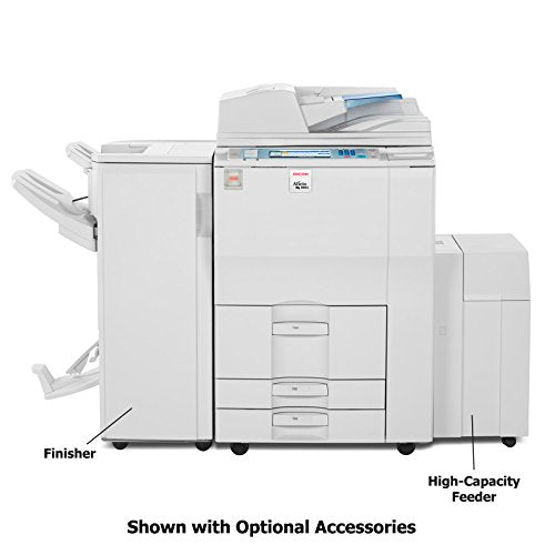 Ricoh Aficio MP 6001 Tabloid-Size Black and White Laser Multifunction Copier - 60 ppm, Copy, Print, Scan, ARDF, 2 Trays, Tandem Tray