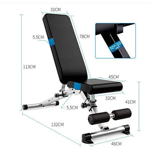 HMBB Strength Training Equipment Bench Press Weight Bar Bench Press Bench Strength Training Plates for Full Body Workou