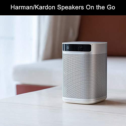 XGIMI MOGO Pro,1080P Full HD, 300 ANSI Lumen Smart Portable Projector, Harman/Kardon Speakers, Android TV 9.0, Google Play Store, The Only 1080P Android TV Portable Cinema