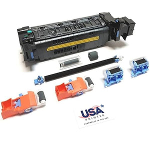 USA Printer Maintenance Kit for HP Laserjet M607 M608 M609 M631 M632 M633 - RM2-1256 Fuser, Transfer Roller, Tray 1 & 2 Sets of J8J70-67904 for Tray 2-6