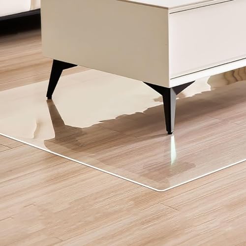 AHAVI Clear Floor Mat Floor Protector for Hard Wood Floor - Customizable Size/Easy to Clean (Clear, 140X180CM/4.5FTX5.9FT)