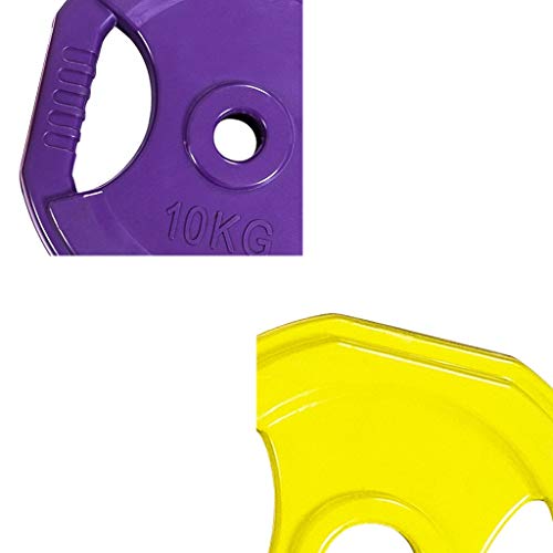 whl Barbell Plates 1.25KG2,2.5KG2,5KG2 Weighted Plate Barbells, Bars – Choose from Singles & Pairs, Shock-Absorbing, Minimal Bounce Steel Weight Strength Training Equipment (Size : 5KG2)