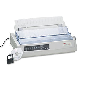 Oki MICROLINE 321 Turbo/n Dot Matrix Printer (62415501),White