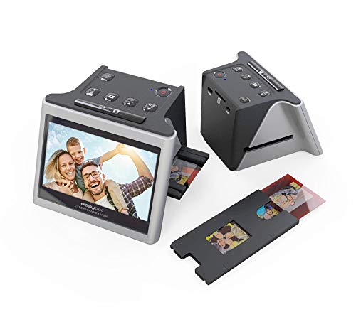 Easypix Cyber Scanner View 3 in 1 Slide & Film Scanner with 14 MP Sensor, 5" Display - Black/Silver