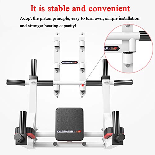 ZGYQGOO Multi Wall Mount Pull Up Bar, Height Adjustable Pull-Up Bar Multi Grip Strength Training Equipment for Home Gym 880 LB Weight Capacity