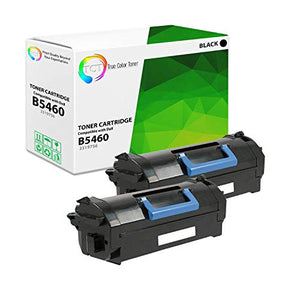 TCT Premium Compatible Toner Cartridge Replacement for Dell 331-9756 Black High Yield Works with Dell B5460dn B5465dnf Printers (25,000 Pages) - 2 Pack