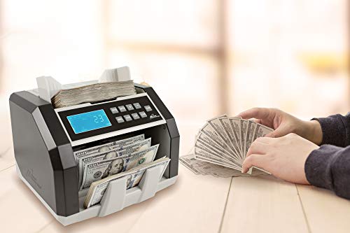 Royal Sovereign High Speed Bill Counter with UV, MG, IR Counterfeit Bill Detector & Front Loader (RBC-ED200)