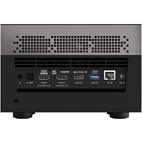 Optoma Portable LED UHD 4K Smart Projector Works with Alexa & Google Assistant (UHL55) with Carbon Steel Projector Ceiling Mount, 2X 6ft HDMI Cable, 6-Outlet Surge Adapter & 1 Year Extended Warranty