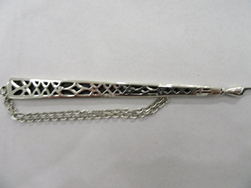 Yad Sterling Silver Torah Pointer 8.25" with Chain - Hebrew Marked