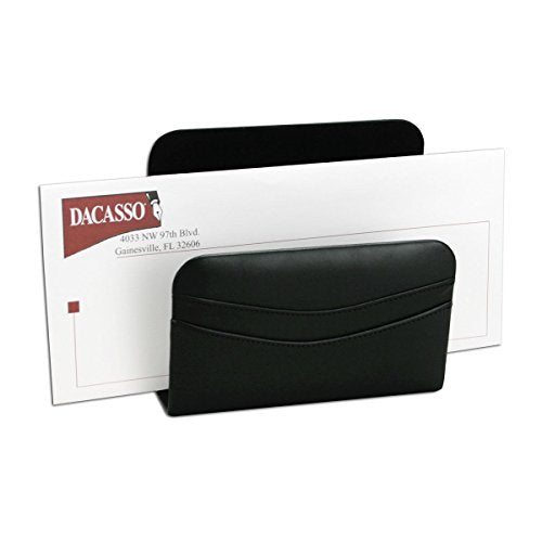 Dacasso Leather Desk Set, 7-Piece, Black