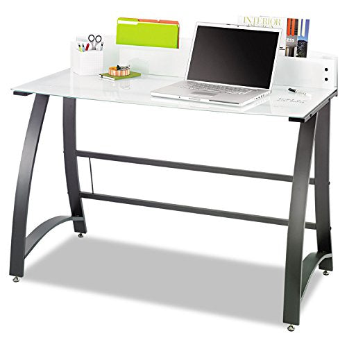 Safco Xpressions Computer Workstation 47" x 23" x 37" Frosted/Black
