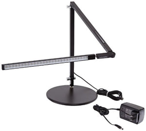 Koncept AR3000-W-MBK-DSK Z-Bar LED Desk Lamp, Warm Light, Metallic Black