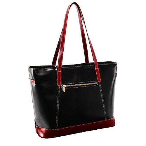 McKleinUSA SERAFINA 97565 Black Leather Women's Business Tote