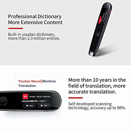 Dictionary Pen Text Scanning Reading Translation Language Translator Device WiFi/Hotspot Connection/Offline