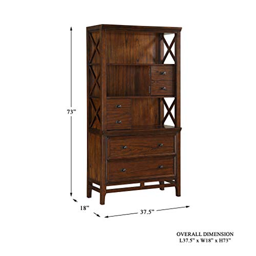 Homelegance Cherry Bookcase