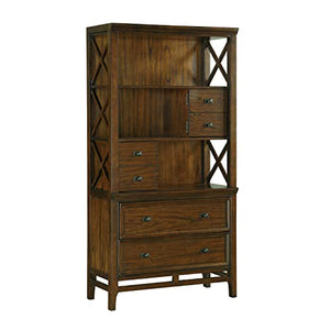 Lexicon Grayson Bookcase, Brown Cherry