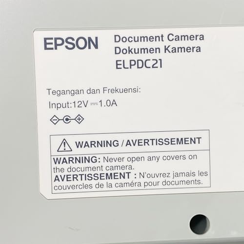 Tekswamp Epson ELPDC21 Portable Full HD Document Camera 1080p HDMI USB 2.0 Bundle