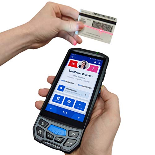 IDWare 9000 Passport ID Scanner – Complete Mobile Scanning Solution with VeriScan Mobile for Age Verification & Visitor Management – Free Charging Cradle, Extra Battery & Carrying Case