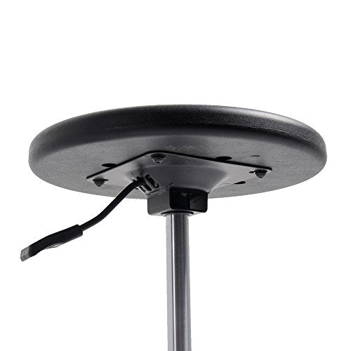 Retro Polyurethane Swivel Bar Chair Stool No Arm and Back for Office Medical Massage Spa Hairdresser Salon Use, 360 Degree Swivel, 500LBS Capacity, 21.26"-32.68" Seat Height