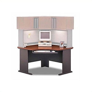 BBF Bush Business Furniture Series A Hansen Cherry Corner Desk Suite