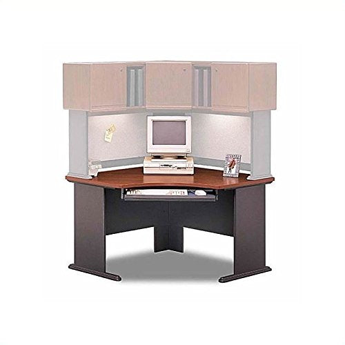 BBF Bush Business Furniture Series A Hansen Cherry Corner Desk Suite