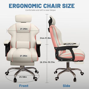 XUEGW Executive Computer Chair with Adjustable Height and Ergonomic Design