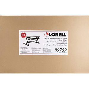 Lorell LLR99759 Deluxe Ergonomic Sit-to-Stand Monitor Riser