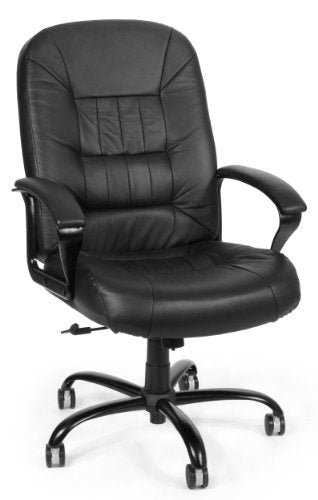OFM Big and Tall Executive Chair - Leather Computer Chair with Arms (800-L)