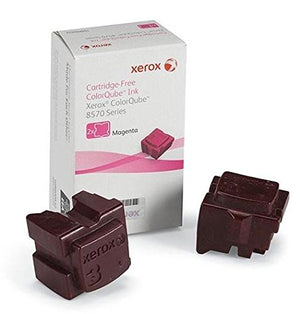 Genuine Xerox Magenta Solid Ink Sticks for the ColorQube 8570 (2 pcs/Box), 108R00927