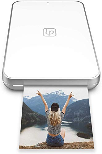 Lifeprint 2x3 Ultra Slim Printer Portable Photo and Video Printer for iPhone and Android (White) Gift Bundle