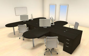 UTM Furniture Modern Executive Office Workstation Desk Set, CH-AMB-S23